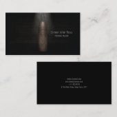 ヴィンテージ打ち抜きバッグ名刺 名刺 (正面/裏面)