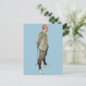 ヴィンテージ技術ヘッドゴルファー ポストカード (スタンド正面)