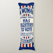 ヴィンテージ投票権支援リプリント ボディピロー (正面縦)