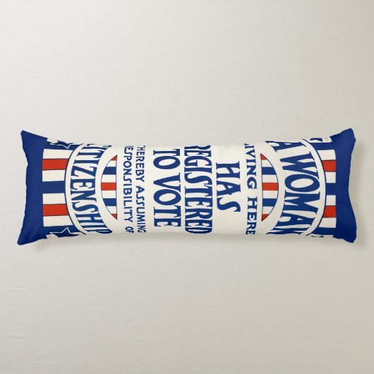 ヴィンテージ投票権支援リプリント ボディピロー (正面)