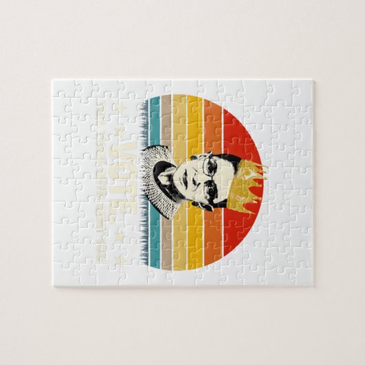 ヴィンテージ投票Ruthが女性の権利を送ったと伝える ジグソーパズル (横)