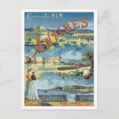 ヴィンテージ抗地中海の菌 ポストカード (正面)