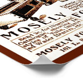 ヴィンテージ折り畳み浴槽(自己加熱!)広告コピー ポスター (角)