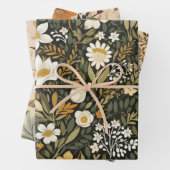 ヴィンテージ押し花ムーディ ラッピングペーパーシート (インサイチュ)