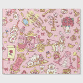 ヴィンテージ抽象芸術のシームレスなパターン。シンプルリトルP ラッピングペーパー (フラット)