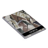 ヴィンテージ抽象芸術アートスパイラルフォトノートブック ノートブック (右側)