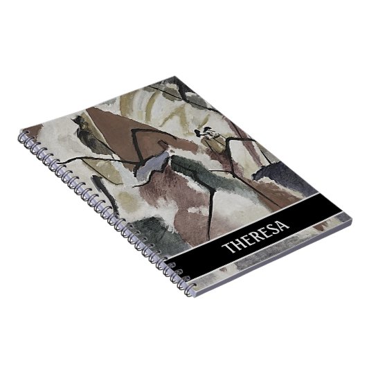 ヴィンテージ抽象芸術アートスパイラルフォトノートブック ノートブック (右側)