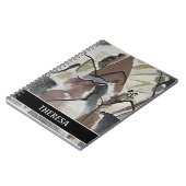 ヴィンテージ抽象芸術アートスパイラルフォトノートブック ノートブック (左側)