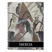 ヴィンテージ抽象芸術アートスパイラルフォトノートブック ノートブック (正面)