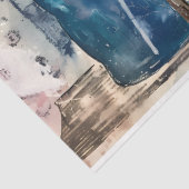 ヴィンテージ抽象芸術アート分離 薄葉紙 (詳細)