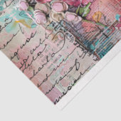 ヴィンテージ抽象芸術アート分離 薄葉紙 (詳細)