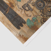 ヴィンテージ抽象芸術グランジの分離 薄葉紙 (詳細)