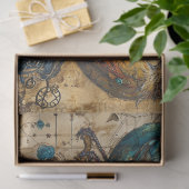 ヴィンテージ抽象芸術グランジの分離 薄葉紙 (ギフト)