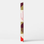 ヴィンテージ抽象芸術シームレス幾何学模様 Case-Mate iPhoneケース (裏面 / 右)