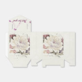 ヴィンテージ抽象芸術バラ織物 フェイバーボックス (折り畳みなし)