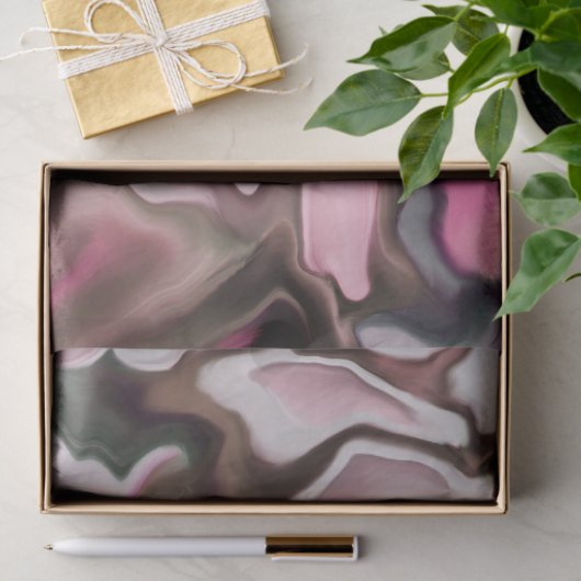 ヴィンテージ抽象芸術フローラシャビーシックデコパージュ 薄葉紙 (ギフト)