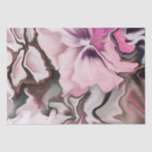 ヴィンテージ抽象芸術フローラシャビーシックデコパージュ 薄葉紙 (正面)