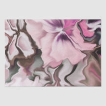 ヴィンテージ抽象芸術フローラシャビーシックデコパージュ