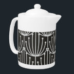 ヴィンテージ抽象芸術フローラ(白黒)<br><div class="desc">興味深いミニマルと、あなたが見て来いると思う言葉は、このクラシックレトロな抽象芸術フローラルパターンの黒と白で、ああアートのデコと非常にエレガントある。過去の時代のこのパターンは、完全にファッションと家庭の装飾アイテムの両方に変換される。ギャツビー時代を愛する素晴らし人々にとって絶好の贈り物だ。</div>