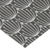 ヴィンテージ抽象芸術フローラ(白黒) テーブルクロス (アングル)