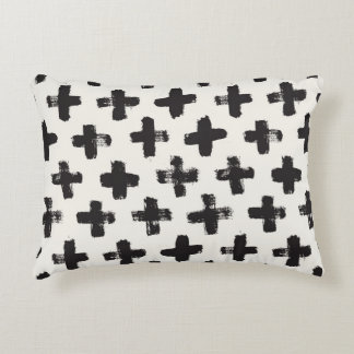 ヴィンテージ抽象芸術ブラシストロークの背景 アクセントクッション