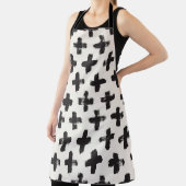 ヴィンテージ抽象芸術ブラシストロークの背景 エプロン (インサイチュ)