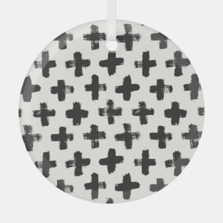 ヴィンテージ抽象芸術ブラシストロークの背景 ガラスオーナメント