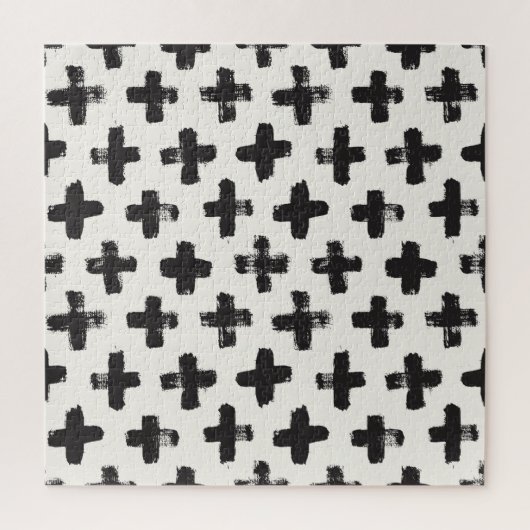 ヴィンテージ抽象芸術ブラシストロークの背景 ジグソーパズル (縦)