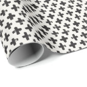 ヴィンテージ抽象芸術ブラシストロークの背景 ラッピングペーパー (ロールコーナー)