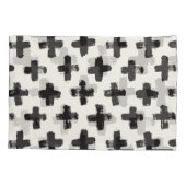 ヴィンテージ抽象芸術ブラシストロークの背景 枕カバー (裏面)