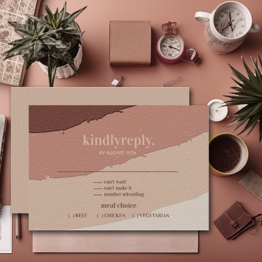 ヴィンテージ抽象芸術ミニマルな地音 出欠カード