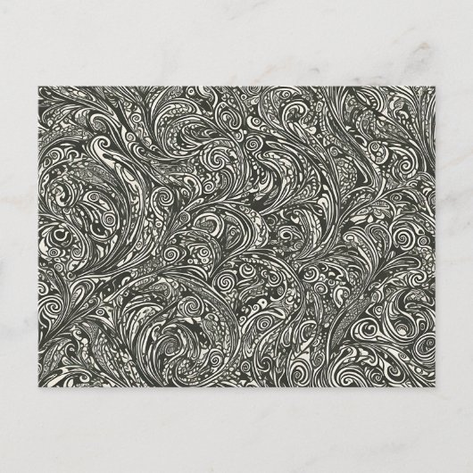 ヴィンテージ抽象芸術旋回 ポストカード (正面)