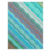 ヴィンテージ抽象芸術波形|テーブルクロス テーブルクロス (正面)