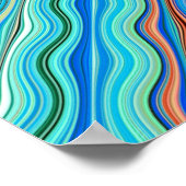 ヴィンテージ抽象芸術波形|ポスター ポスター (角)