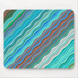 ヴィンテージ抽象芸術波形|マウスパッド マウスパッド