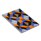 ヴィンテージ抽象芸術背景 ノートブック (右側)