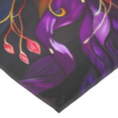 ヴィンテージ抽象芸術花フローラ テーブルクロス (アングル)