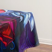 ヴィンテージ抽象芸術花フローラ テーブルクロス (インサイチュ)