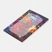 ヴィンテージ抽象芸術花フローラ ポストイット (アングル)