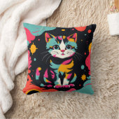 ヴィンテージ抽象芸術 クッション (ブランケット)