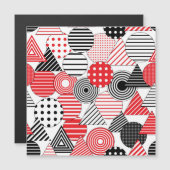 ヴィンテージ抽象芸術：ドットとストライプ (正面/裏面)