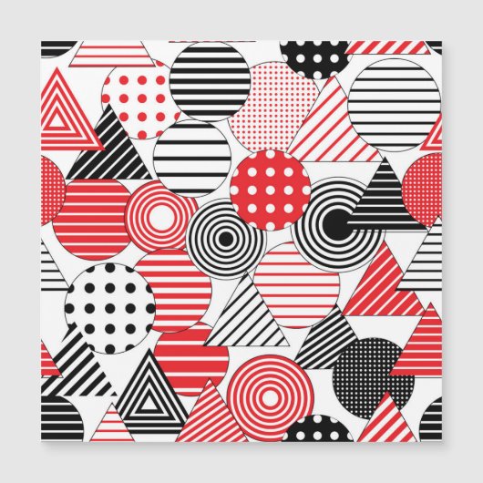 ヴィンテージ抽象芸術：ドットとストライプ (正面)