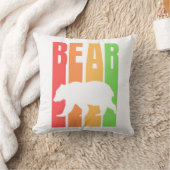 ヴィンテージ拡張レターベアデザイン クッション (ブランケット)