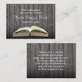 ヴィンテージ持って来る赤ちゃんシャワー挿入 エンクロージャーカード (正面/裏面)