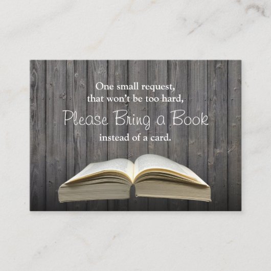 ヴィンテージ持って来る赤ちゃんシャワー挿入 エンクロージャーカード (正面)