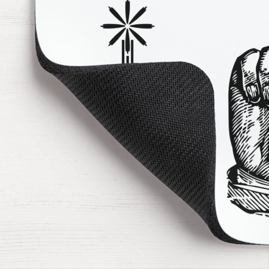 ヴィンテージ指ビクトリアン指で指を指して指を動かす マウスパッド (コーナー)