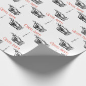 ヴィンテージ指ビクトリアン指 ラッピングペーパー (角)