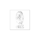 ヴィンテージ指紋入りゴム印 ラバースタンプ (インプリント)