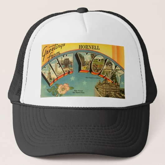 ヴィンテージ挨拶 キャップ (正面)