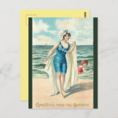 ヴィンテージ挨拶 ポストカード (正面/裏面)